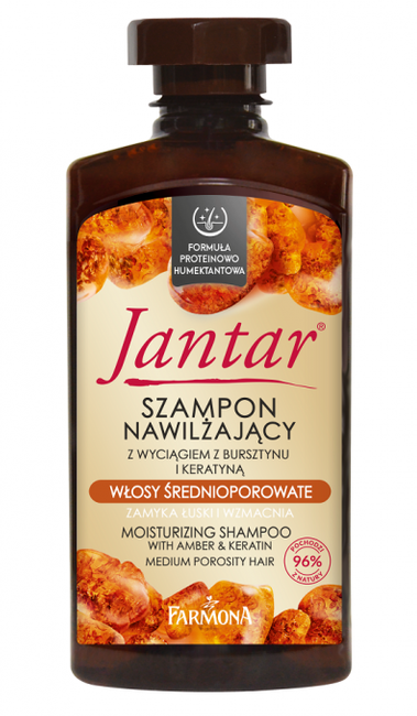 szampon jantar do włosów farbowanych