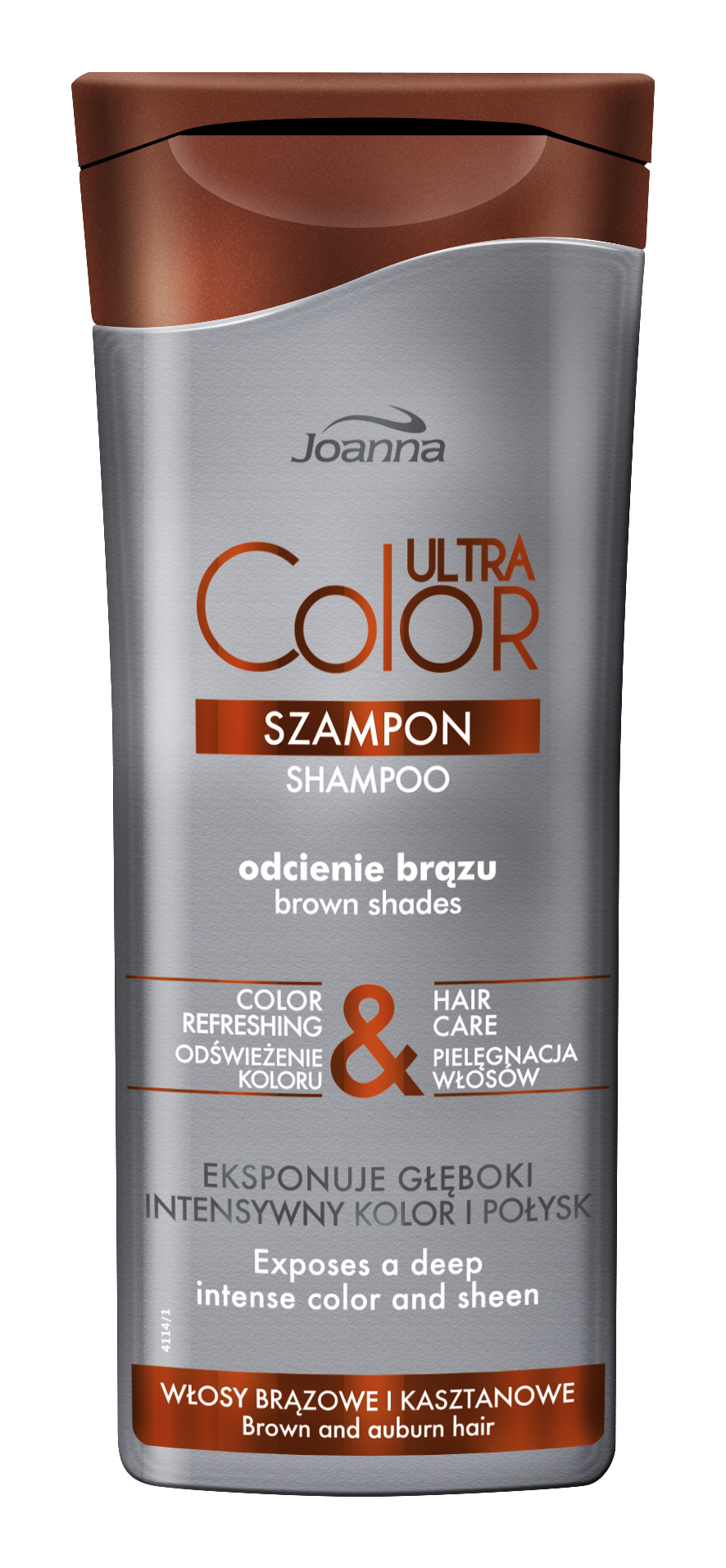 ochłodzenie brązowych włosów szampon joanna