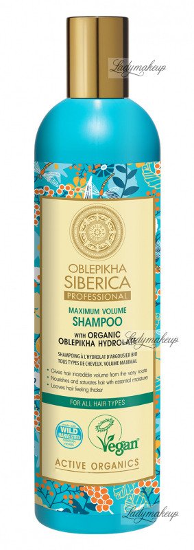 natura siberica szampon rokitnikowy zwiększający objętość włosów 400 ml