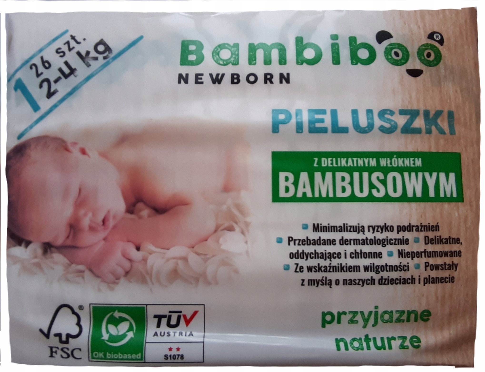bambiboo pieluchy biodegradowalne
