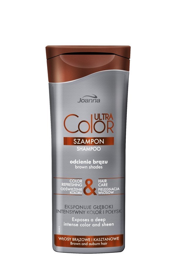 ochłodzenie brązowych włosów szampon joanna