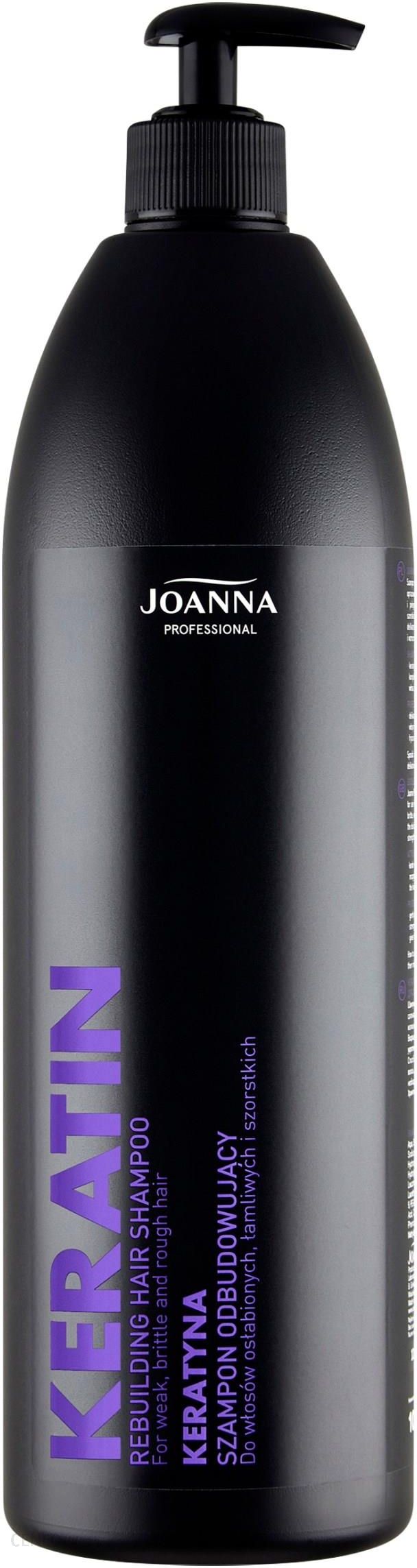 joanna professional szampon do włosów odbudowujący z keratyną opinie