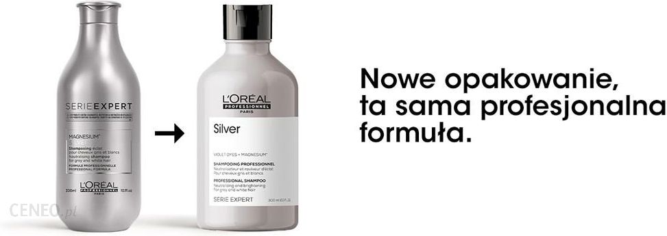 loreal silver szampon do włosów mocno rozjaśnionych lub siwych 250ml